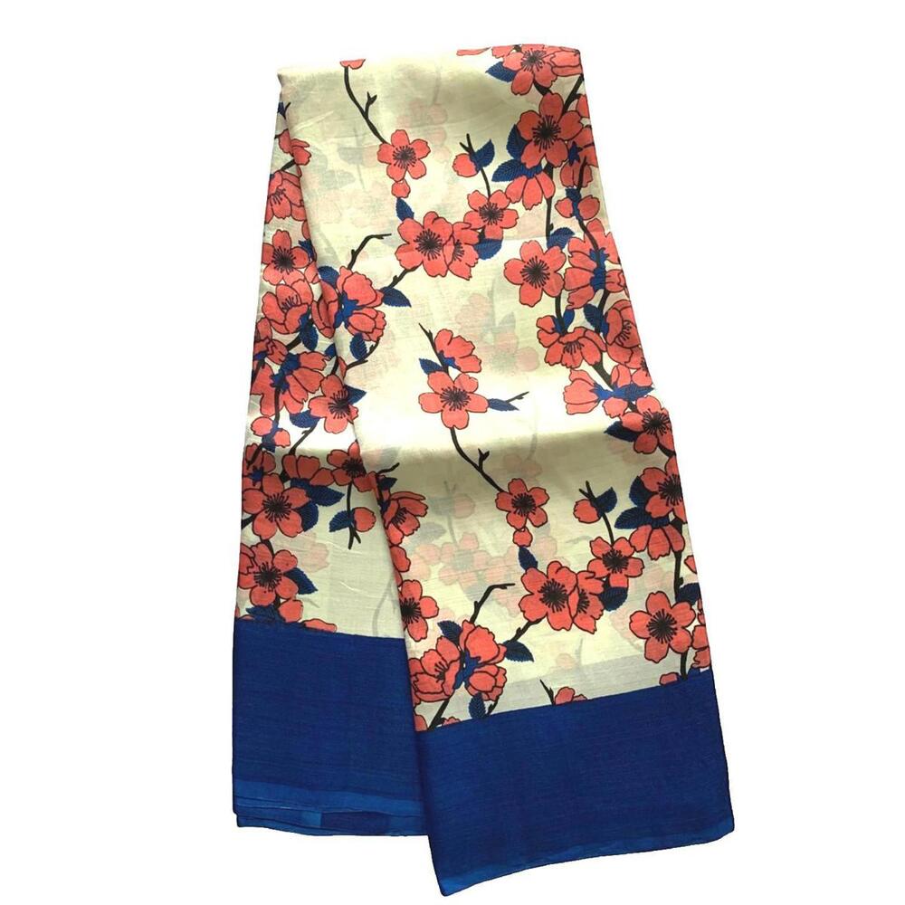 Partywear Saree Pure Silk Saree Occasion Soft Silk Floral Saree Lightweight Sari